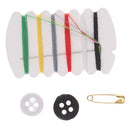 30pcs Portable Sewing Kit Needle Thread Button Pin Set Hotel Hand Sewing Bags&k
