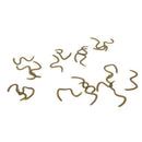 17 pcs 10 cm Artificial fishing bait Soft simulation worms Fishy smell real