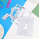 Circle Frame Metal Cutting Dies for DIY Scrapbooking Card Die Cuts (AB0009) A