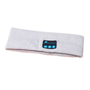 Wireless Bluetooth Stereo Handsfree Sleep Headset Headband Light Gray