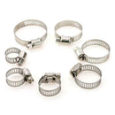 60Pcs Assorted Size Hose Clamps Kit Stainless Steel Adjustable 8-38mm Hose Clamp