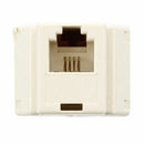RJ11 4 Pins Female 1 to 2 Telephone Splitter Connector Adapter