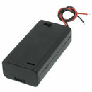Useful 2x 3V AA Battery Holder Connector Storage Case Box ON/OFF W/ Lead Q0I3