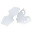 100pcs White Jewelry Necklace or Bracelet Display Cards, Blank