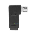 Mini 90 Degree Elbow Micro USB Port to Micro USB Port Adapter Cable Connector