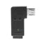 Mini 90 Degree Elbow Micro USB Port to Micro USB Port Adapter Cable Connector