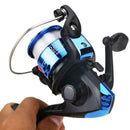 Aluminum Body Spinning Reel 3BB G-Ratio 5.1:1 Fishing Reels with Line