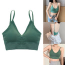 3 Pack Womens V Neck Padded Bralette Comfort Bra