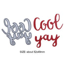 Metal Letters Embossing Cutting Dies Stencils for DIY Scrapbooking Album