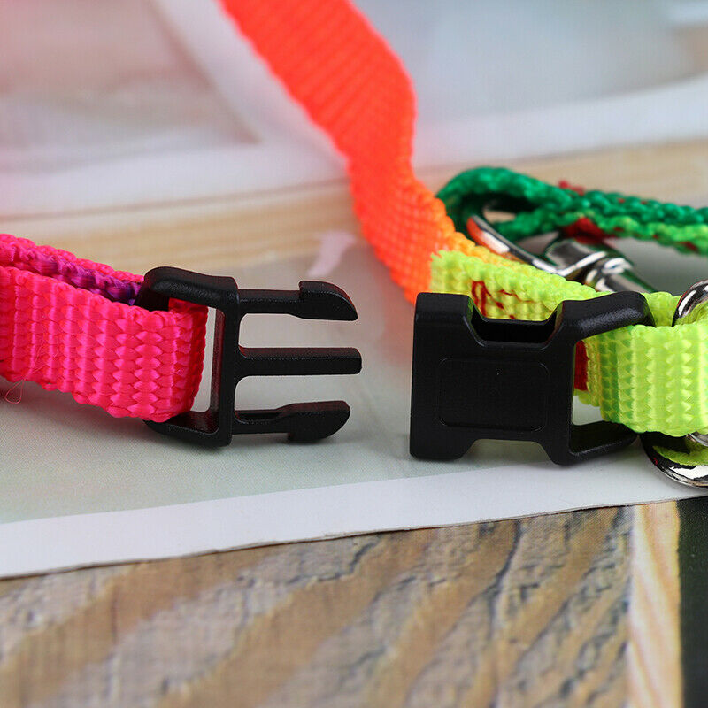 ColorfulRainbow Pet Dog Collar Harness Leash Soft Walking Durable Traction Rope`