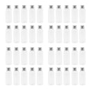 40Packs 50ml Clear Plastic Bottle Screw Cap Essential Oils Storage Vials