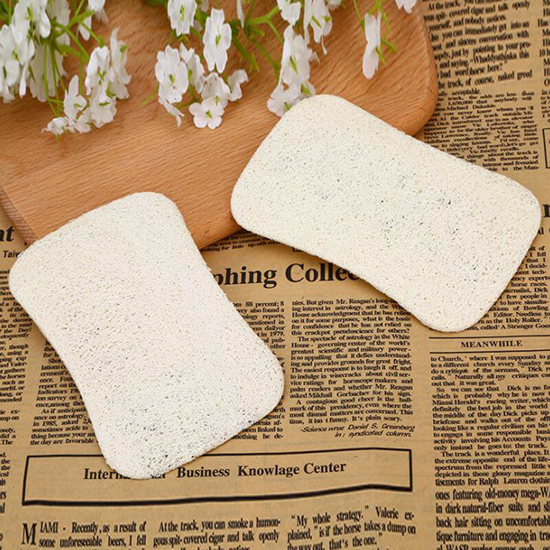 Helpful loofah dish towel absorbant sponge dish cloths anti-oil kitchen tools Kw