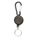 Lot 1 Badge Holder Winder Holder Keychain Retractable Carabiner Belt Clip I
