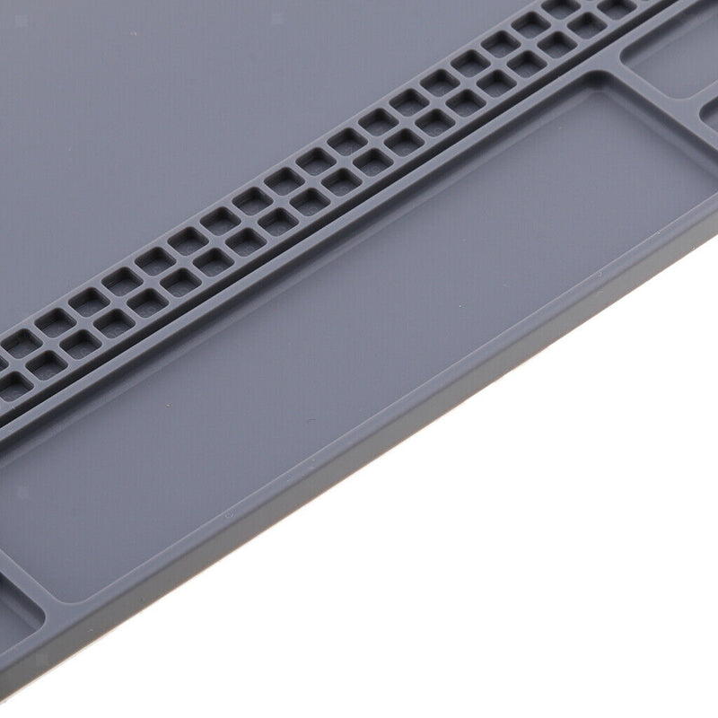 Cellphone Repair Mat Insulation Silicone Pad Maintenance Platform Grey
