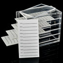 False Eyelashes Storage Box 5 Layers Acrylic Pallet Lash Holder Display StaS Bj
