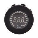 Motorcycle 4.2A USB Power Charger Adapter Blue Voltmeter with Plug for BMW A