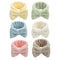 Soft Coral Fleece Women Cross Headband Girls Bow Knot Elastic Hairband (4) #gib