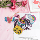 4pcs Rainbow Cat Key Chain 5D Special Shaped Diamond Painting Cross Stitch A