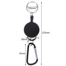 1PC Telescopic Keychain  Ring Holder Carabiner Outdoor Sports Retractable  OZ