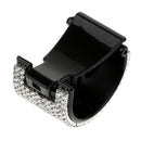 2Pack Blingbling Hair Grip Claw Clip Womens Teethed