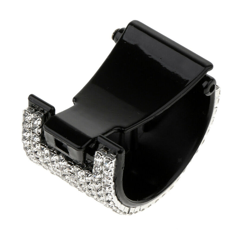 2Pack Blingbling Hair Grip Claw Clip Womens Teethed