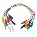 10Pcs Colorful Double Crocodile Clips Cable Alligator Clips Wire Testing Wire