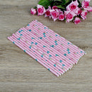 25pcs Mermaid paper straws drinking straws birthday party dessert table prop*