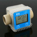 Digital Lcd K24 Flow Meter Turbine Fuel Flow Tester For Chemicals Water Sea