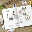 46pcs/box Stamp Boxed Stickers DIY Scrapbooking Paper DecorationSEAU