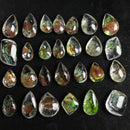 Natural Ghost lifelike Quartz Clear Crystal Gems Specimen Healing Pendant TOP!