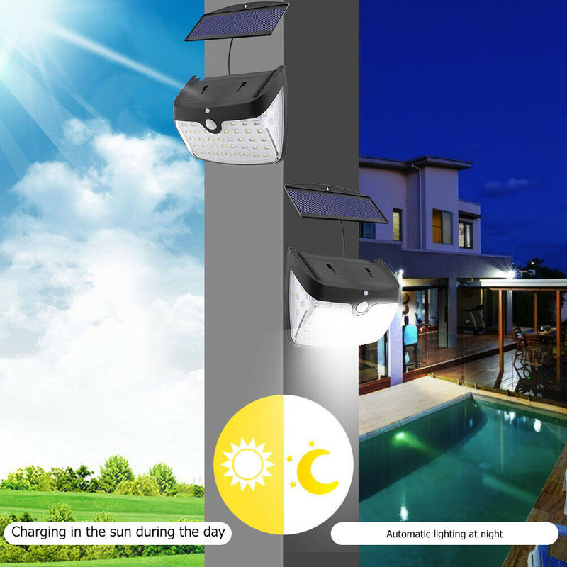 Human Motion Sensor Security LED Wall Lamp for Outdoor Garden Yard Street Path