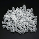 100pcs Tattoo Ink Cups Cap Self-Standing Clean Transparent Supply