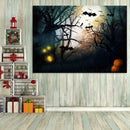Photo Background Backdrop Cloth for Photographic Props Halloween Decor (B)