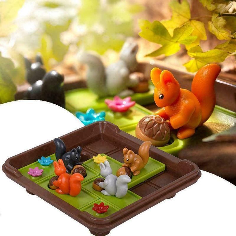 Smart squirrel go crazy puzzle games challenge with IQ solution Kid trainin I9K6