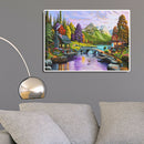 5D DIY Diamond Painting Landscape Full Round Drill Embroidery Home Decor