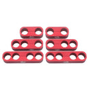 6pcs Billet Aluminum 7mm 8mm 9.5mm Spark Plug Wire Separators Dividers Looms