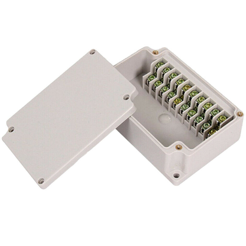10-Position Terminal Box OUTDOOR ENCLOSURE PLASTIC CASE UTILITY CABLE BOX