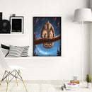 Owl Upside Down Full Round Rhinestone Diamond Painting Handmade Wall Craft