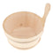 Sauna bucket - Pine, 4 Litre - Wooden inner bucket - Handmade