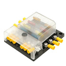 12V 32V 6-Way Blade Box Fuse Modular Bus Bar Fuse Holder for Car Boat Marine