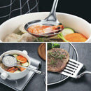 6pcs Stainless Steel Kitchenware Non-Stick Spoon Shovel Spatula Spoon H9O0