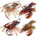 Realistic Solid Underwater World Animals Models Lifelike Large Size Lobster U4B9