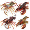 Realistic Solid Underwater World Animals Models Lifelike Large Size Lobster U4B9