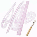 7 IN 1 Sew Curve Metric Ruler Multifunction Sewing Dressmaking Tailor Tools Set#