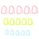 15pcs Silicone Stitch Markers Knitting Holder DIY Weave Tools Locking Stitch  JR
