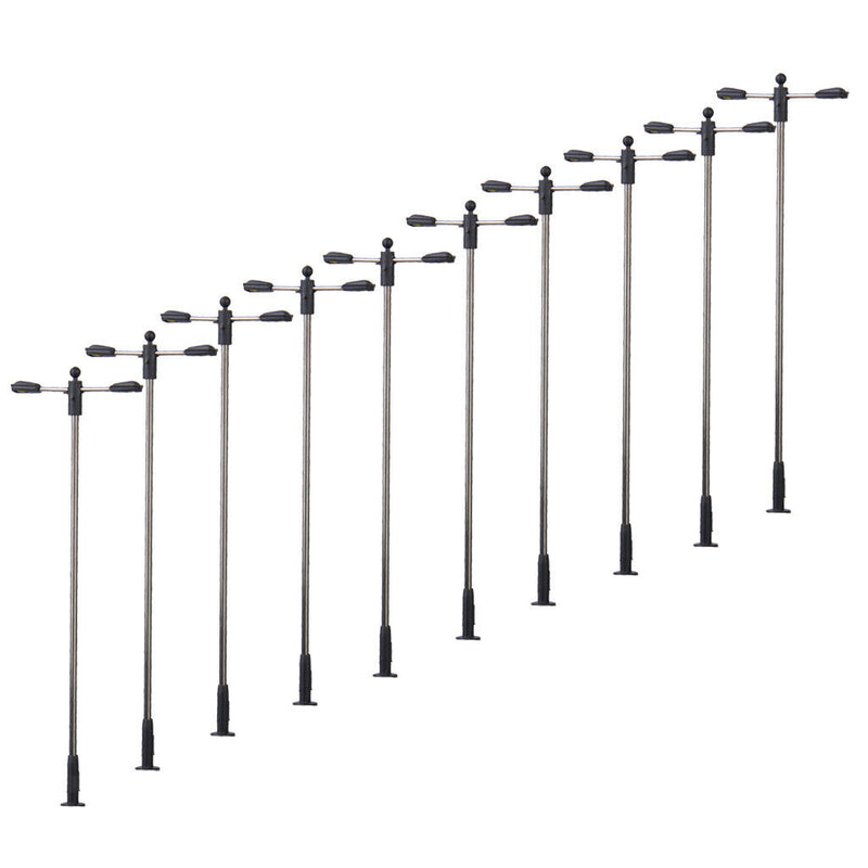10 MODELS LED LIGHTING POST TRAIN METAL LAMP GARDEN PARK STREET
