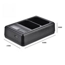 USB LCD Dual Channel Battery Plate Charger for Sony NP-FZ100 Camera Battery