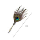 Retro Peafowl Feather Dip Pen Writing Ink Set Fountain Pens Stationery Gift