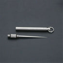 Portable Titanium Outdoor Edc Toothpick Bottle Fruit Fork Camping Tool Toothpick