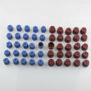 25 Pairs R134a High Low Side AC Charging Port Caps Kit